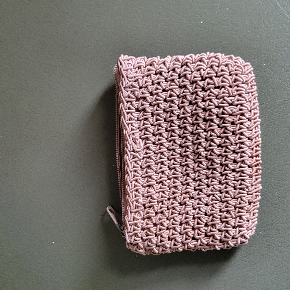 Woven Tan Wallet